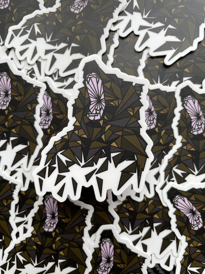 Geometric Bear Sticker